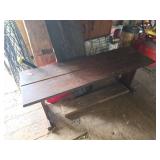 Rustic Wooden Bench
