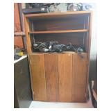 Wooden Storage Cabinet With Shelves