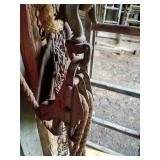 Vintage Rope and Pulley Block Set