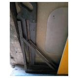 Vintage Wood and Metal Framing Square Saw