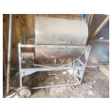 Metal Rotisserie Grill With Motorized Spit