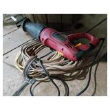 Reciprocating Saw with Extension Cord