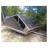 Triton Enclosed Trailer With Damaged Siding