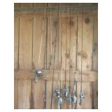 Spinning and Casting Fishing Rods Lot