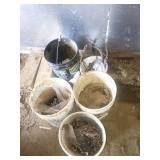 Scrap Metal and Hardware in Buckets