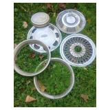 Ford & Comet Hubcaps and Trim Rings Lot