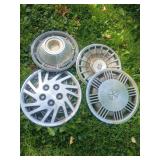 Vintage Hubcaps Chrysler Cadillac GM