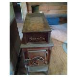 Scandia Cast Iron Wood Stove, 29x14x30 Inches
