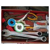 Hand Tool Lot In Red Metal Drawer
