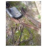 Tractor Seat and Vintage Implement Parts Lot