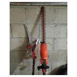 Black+Decker Hedge Trimmer & Pole Saw Lot