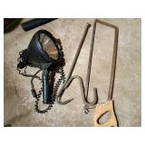 Spotlight, Hacksaw, and Meat Hook Lot