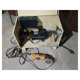 Compressor Cabinet With Gauge And Angle Grinder