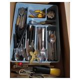 Flatware Lot With Cutlery And Tools