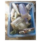Empty Glass Bottles and Jars Mix