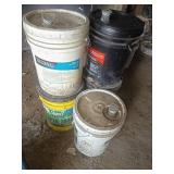 Oil And Fluid Buckets, Not Full Or Empty