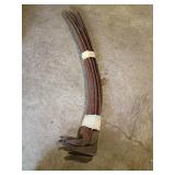 Bundle Of Rusted Crowbars Or Pry Bars