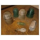 Vintage Glass Insulators and Hardware