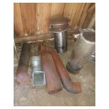 Metal Stove Pipe Sections And Caps