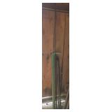 Rebar and Bent Green Rebar Bundle