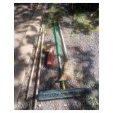 Broom and handle assortment With Fire Extinguisher