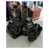 Field & Stream Boots and American Work Pouches