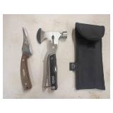 SNAG Survival Multi-Tool and Old Timer Knife