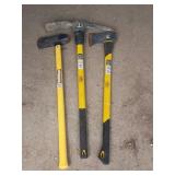 GroundWork Hand Tools Lot: Sledge, Pick, Maul