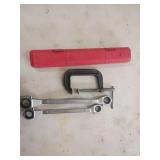 Tools Lot: Torque Wrench, Wrenches, and Clamp