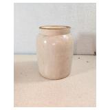 Vintage Ceramic Stoneware Jar, 9.5 Inches Tall