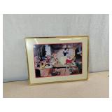 Snow White and Seven Dwarfs Framed 1994 Print