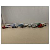 6 Winross Diecast Semi Truck Tanker and Trailer Mo