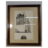 Koehler Brewery Framed Art Approximately 18x22