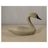 Wooden Swan Decoy Sculpture