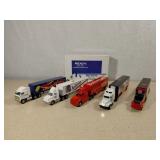 6 Winross Die-Cast Semi Trucks Assorted Brands One