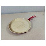 Griswold Red Enamel Cast Iron Skillet