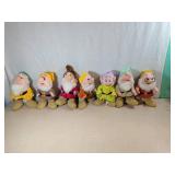 Disney Store Seven Dwarves Plush Doll Set