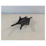 Ornate Cast Iron Boot Jack, Patent Dated 1869