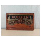 Koehler Quality Beer Erie Brewing Wood Sign