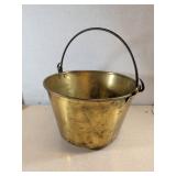 Ansonia Brass Co. Vintage Brass Bucket