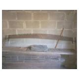 70 Inch Two-Man Crosscut Saw with Wooden Handles