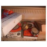 Automotive Tools Lot: Gauges, Tester, Compressor
