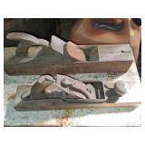 Stanley No.27 Wooden Plane & Unmarked Wood Plane