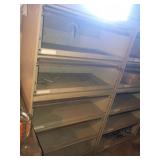 Metal Storage Cabinet Unit with Drawers, 66.5'