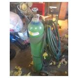 Oxygen and Acetylene Tank Carts, Empty