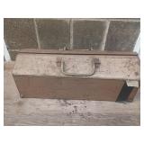 Metal Tool Box with Assorted Hand Tools