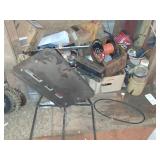 Workshop Misc Hardware Lot With Saw Blades