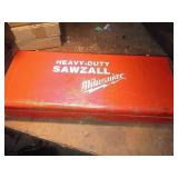 Milwaukee Heavy-Duty Sawzall Metal Case & Blades