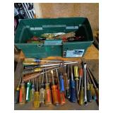 Screwdrivers and Wrenches in Toolbox