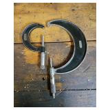 Starrett Micrometer Frames No. 436-2 and 436-6